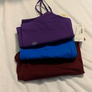 3 brand new camisole tops.